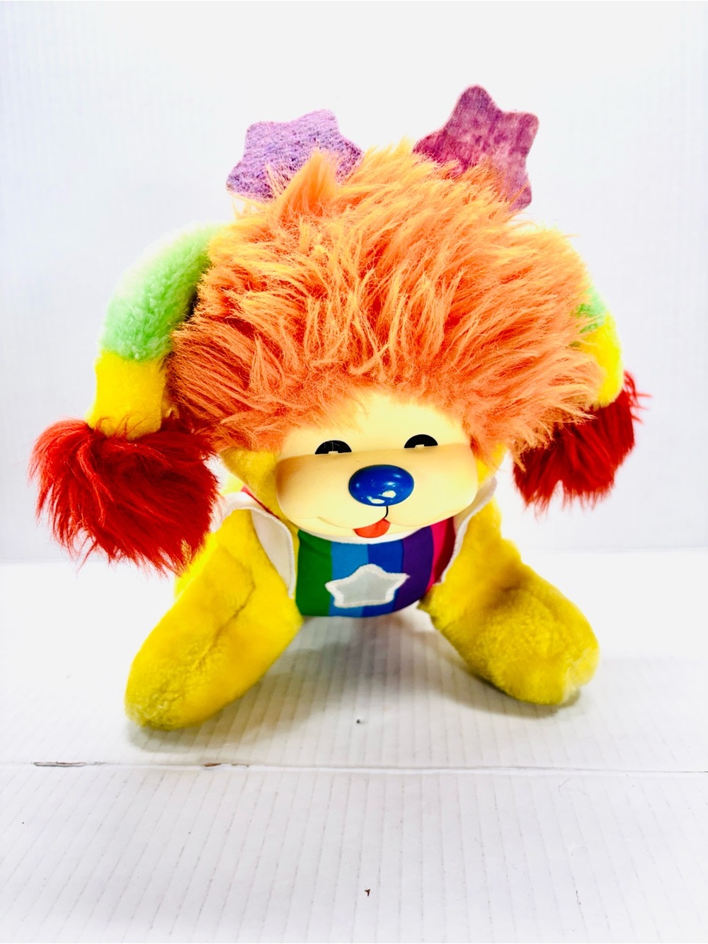 Hallmark Rainbow Brite Puppy Bright Plush Dog 10" Mattel 1983 Vintage